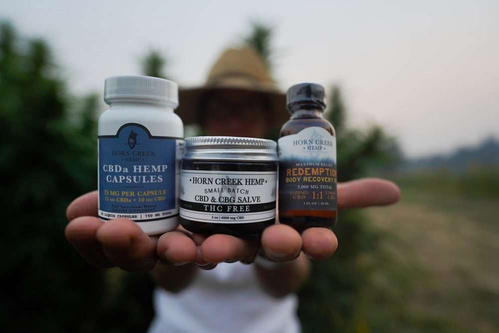 cbd and cbg products in the field