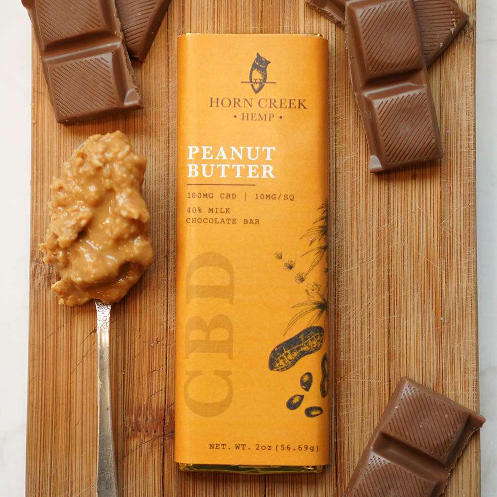 peanut butter cbd chocolate bar