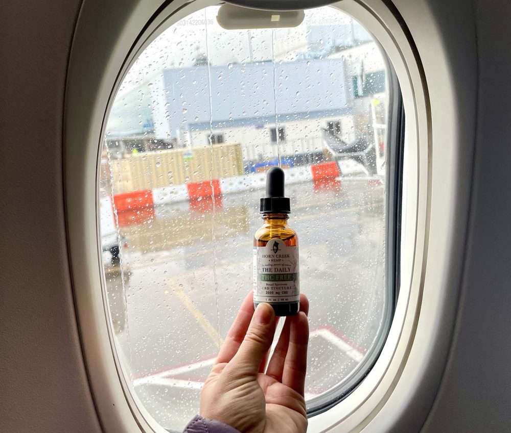cbd tincture on airplane