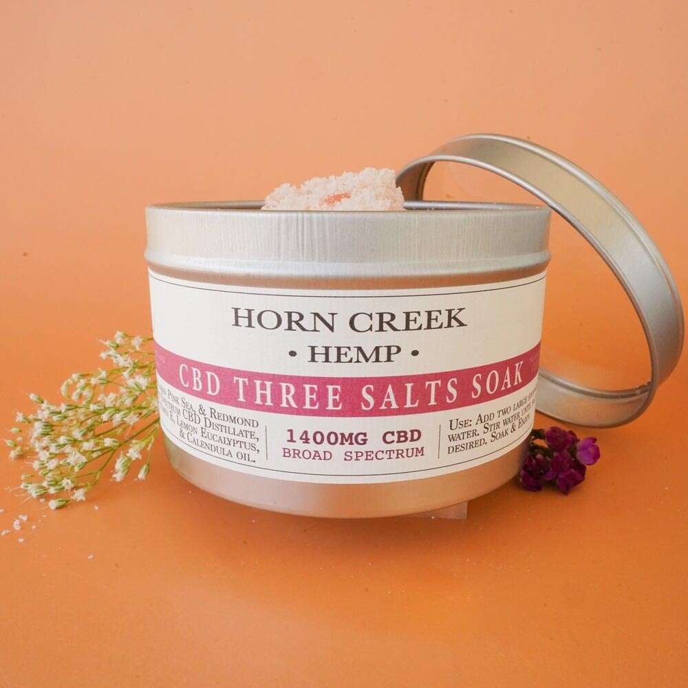 cbd three salt soak tin 14oz