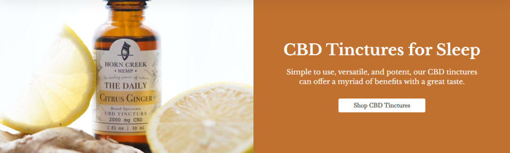 CBD Tinctures For Sleep