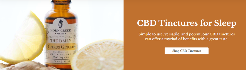 CBD tincture for sleep