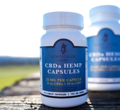 hemp seed oil capsule Hemp Seed Oil In Horn Creek Hemp CBDa Capsule