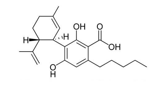 Showing structure of CBDA